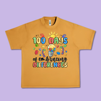 100 Days Of Embracing Differences Urban Heavy Tee Designed By Maliassmallbusiness