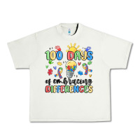 Pistachio 100 days of embracing differences Urban Heavy Tee - MaliasSmallBusiness