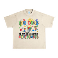 Sandshell 100 days of embracing differences Urban Heavy Tee - MaliasSmallBusiness