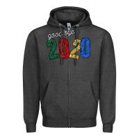 Charcoal Heather good bye 2020 Zipper Hoodie - Bettercallsaul