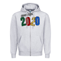 Heather Grey good bye 2020 Zipper Hoodie - Bettercallsaul