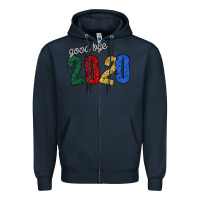 Navy good bye 2020 Zipper Hoodie - Bettercallsaul