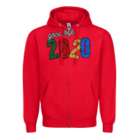 Red good bye 2020 Zipper Hoodie - Bettercallsaul