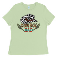 Matcha cowboy dad Ladies Tee - CowhideDigitalArt