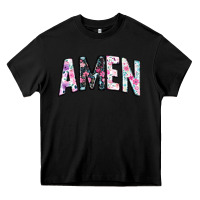 Black amen Heavy Core Tee - JahusDesignShop