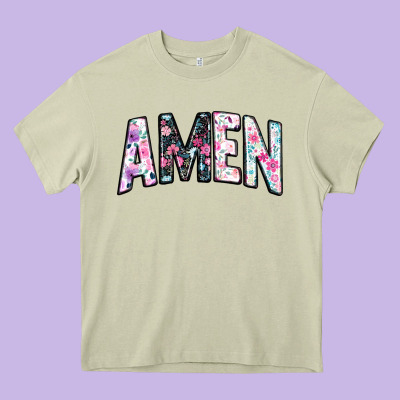 Amen Heavy Core Tee Designed By Jahusdesignshop