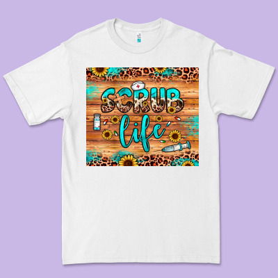 Scrub Life Premium Tee Designed By Jahusdesignshop