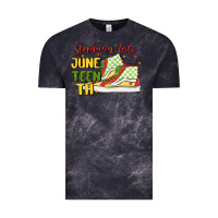 Cloud Black stepping into juneteenth Vintage Tee - MaliasSmallBusiness