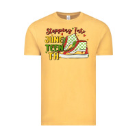 Vintage Mustard stepping into juneteenth Vintage Tee - MaliasSmallBusiness