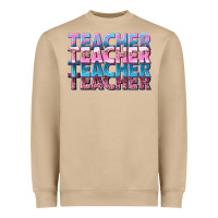 Mushroom teacher stacked Heavyweight Sweatshirt - NancyCooperArtShop