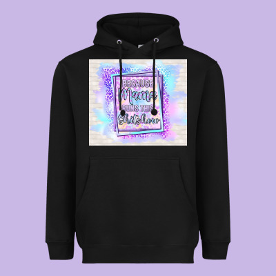 Because Mama Runs This Shitshow Heavyweight Hoodie Designed By Tumblerdesignbyshophia