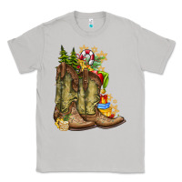 Moon Dust Christmas Boots Classic Tee - CowhideDigitalArt