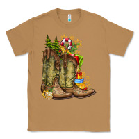 Toasted Coconut Christmas Boots Classic Tee - CowhideDigitalArt