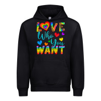Black Western Love Who You Want Urban Hoodie - BundleAndBundleShop