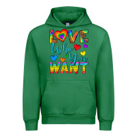 Emerald Western Love Who You Want Urban Hoodie - BundleAndBundleShop