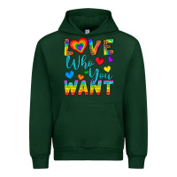 Forest Green Western Love Who You Want Urban Hoodie - BundleAndBundleShop