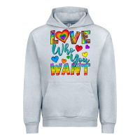 Heather Grey Western Love Who You Want Urban Hoodie - BundleAndBundleShop