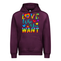 Mauve Wine Western Love Who You Want Urban Hoodie - BundleAndBundleShop