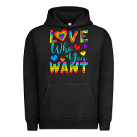Pigment Black Western Love Who You Want Urban Hoodie - BundleAndBundleShop