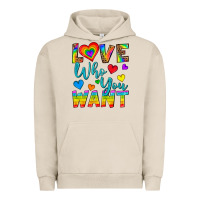 Pigment French Oak Western Love Who You Want Urban Hoodie - BundleAndBundleShop