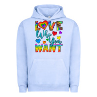 Pigment Grape Ice Western Love Who You Want Urban Hoodie - BundleAndBundleShop