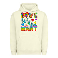 Pigment Pistachio Western Love Who You Want Urban Hoodie - BundleAndBundleShop