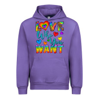 Tulip Western Love Who You Want Urban Hoodie - BundleAndBundleShop