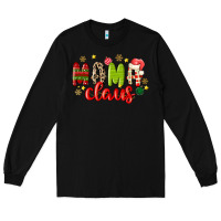 Black mama claus Long Sleeve Tee - MaliasSmallBusiness
