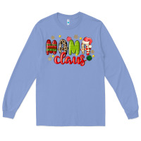 Colony Blue mama claus Long Sleeve Tee - MaliasSmallBusiness