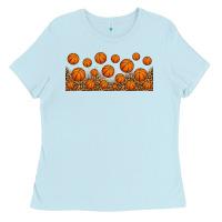 Baby Blue leopard basketball 16oz libbey glass Ladies Tee - HRA Design Shop