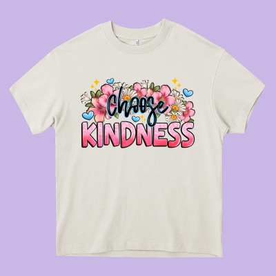 Choose Kindness Heavy Core Tee Designed By Jahusdesignshop