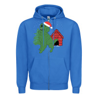 Christmas Dog Zipper Hoodie | Teevron