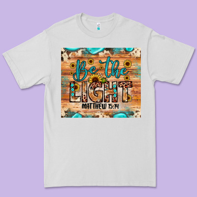 Be The Light Matthew 5 14 Premium Tee Designed By Jahusdesignshop