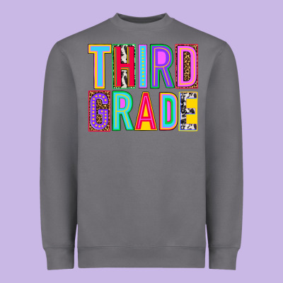 Third Grade Heavyweight Sweatshirt Designed By Nancycooperartshop