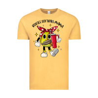Vintage Mustard boujee softball mama Vintage Tee - JahusDesignShop