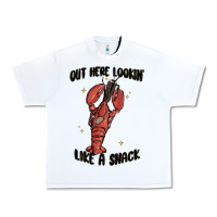 White out here lookin like a snack boujee Urban Heavy Tee - MaliasSmallBusiness