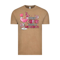 Vintage Coffee even cupid needs a margarita Vintage Tee - MaliasSmallBusiness