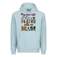 Blue Mist my favorite soccer player calls me mom Premium Hoodie - CowGirlArtShop