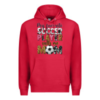 Cardinal my favorite soccer player calls me mom Premium Hoodie - CowGirlArtShop