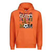 Carrot my favorite soccer player calls me mom Premium Hoodie - CowGirlArtShop
