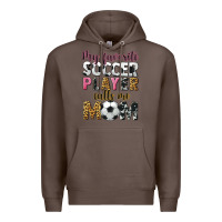 Coffee my favorite soccer player calls me mom Premium Hoodie - CowGirlArtShop
