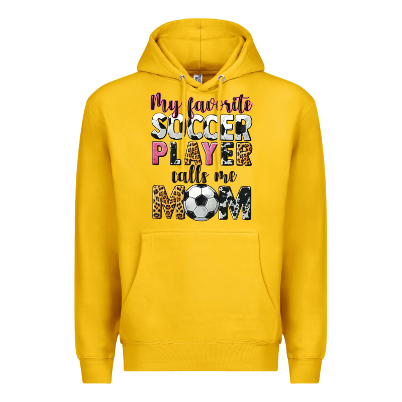 My Favorite Soccer Player Calls Me Mom Premium Hoodie by CowGirlArtShop | Teevron