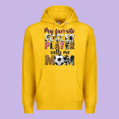 My Favorite Soccer Player Calls Me Mom Premium Hoodie Designed By Cowgirlartshop