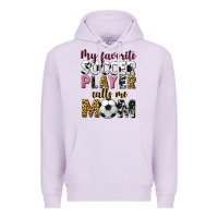 Lilac my favorite soccer player calls me mom Premium Hoodie - CowGirlArtShop