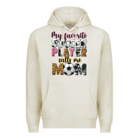 Oatmeal Heather my favorite soccer player calls me mom Premium Hoodie - CowGirlArtShop