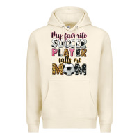 Tofu my favorite soccer player calls me mom Premium Hoodie - CowGirlArtShop