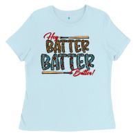 Hey Batter Batter Batter Ladies Tee | Teevron