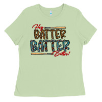 Matcha hey batter batter batter Ladies Tee - CowhideDigitalArt