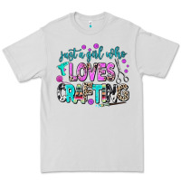Dove Grey just a girl who loves crafting Premium Tee - AdoDesignShop