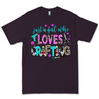 Plum just a girl who loves crafting Premium Tee - AdoDesignShop